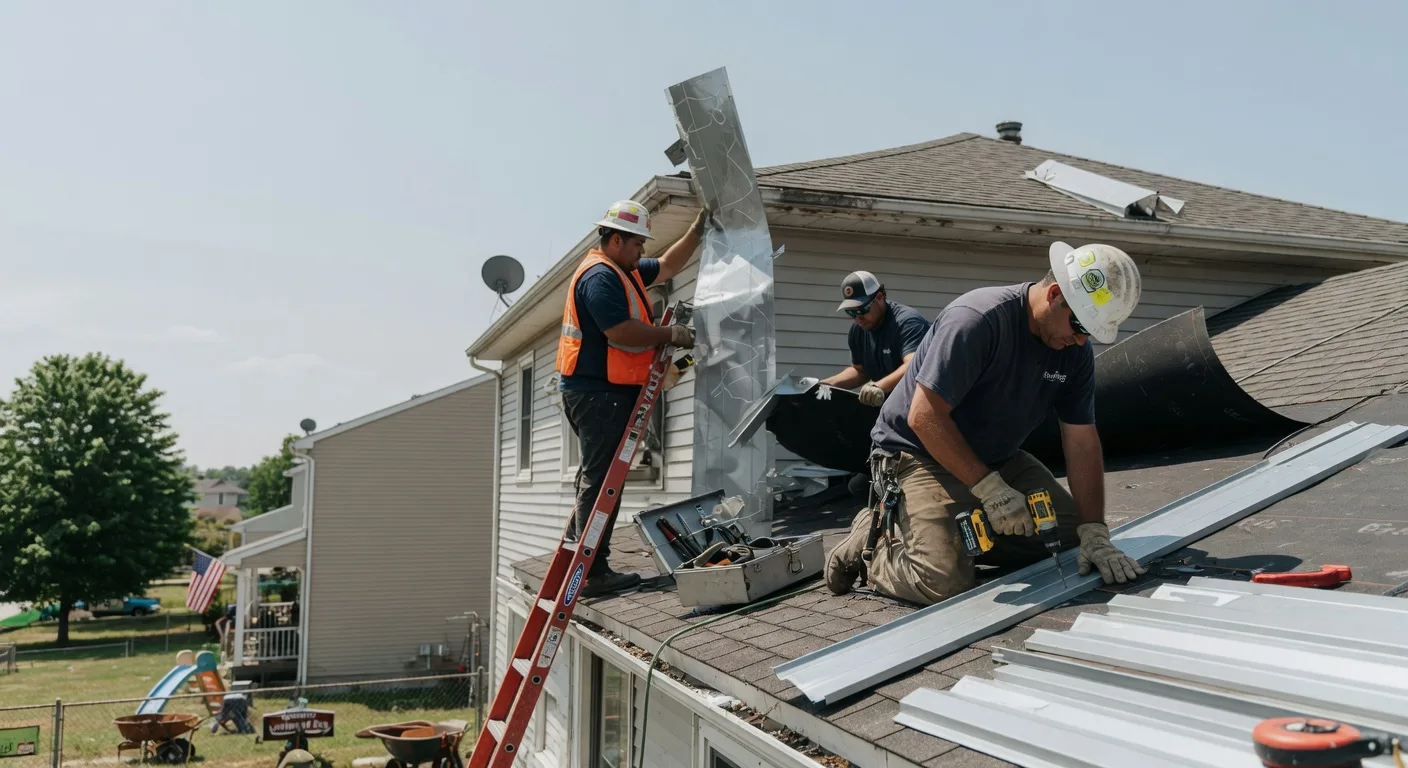 Storm Damage Metal Roof Repair in Soulsbyville, CA